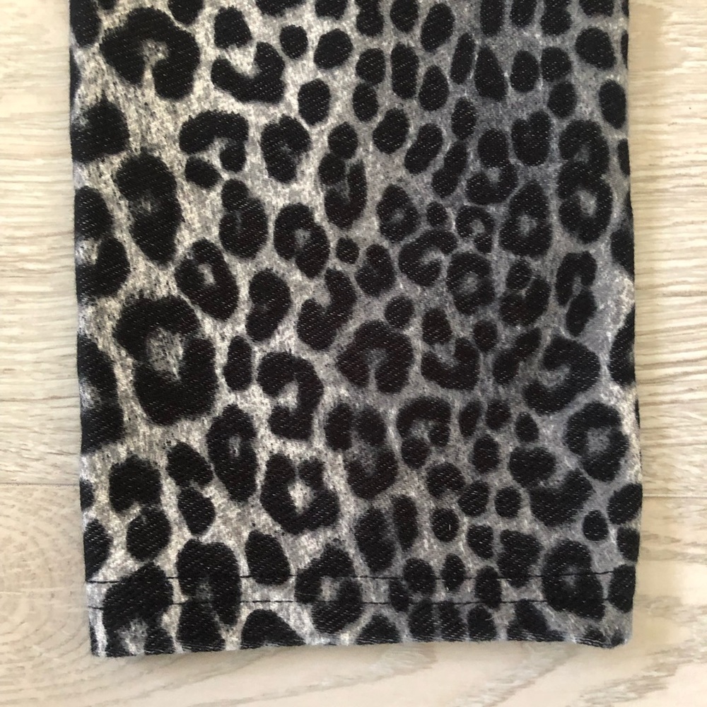 Michael Kors Leopard Print Stretch Skinny Leggings Pull-on Pants - Picture 12 of 16